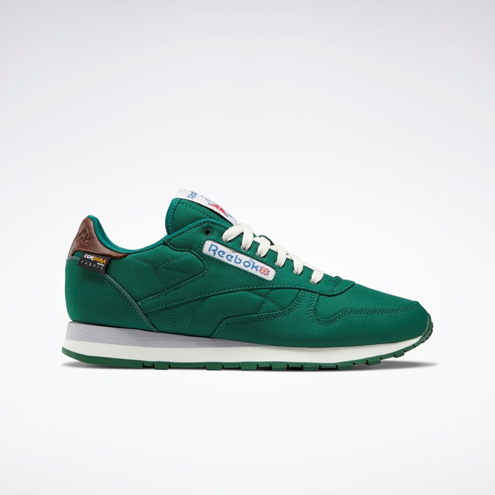 Reebok Classic Leather Shoes Tmavo Zelene Hnede | OPWTQ9816