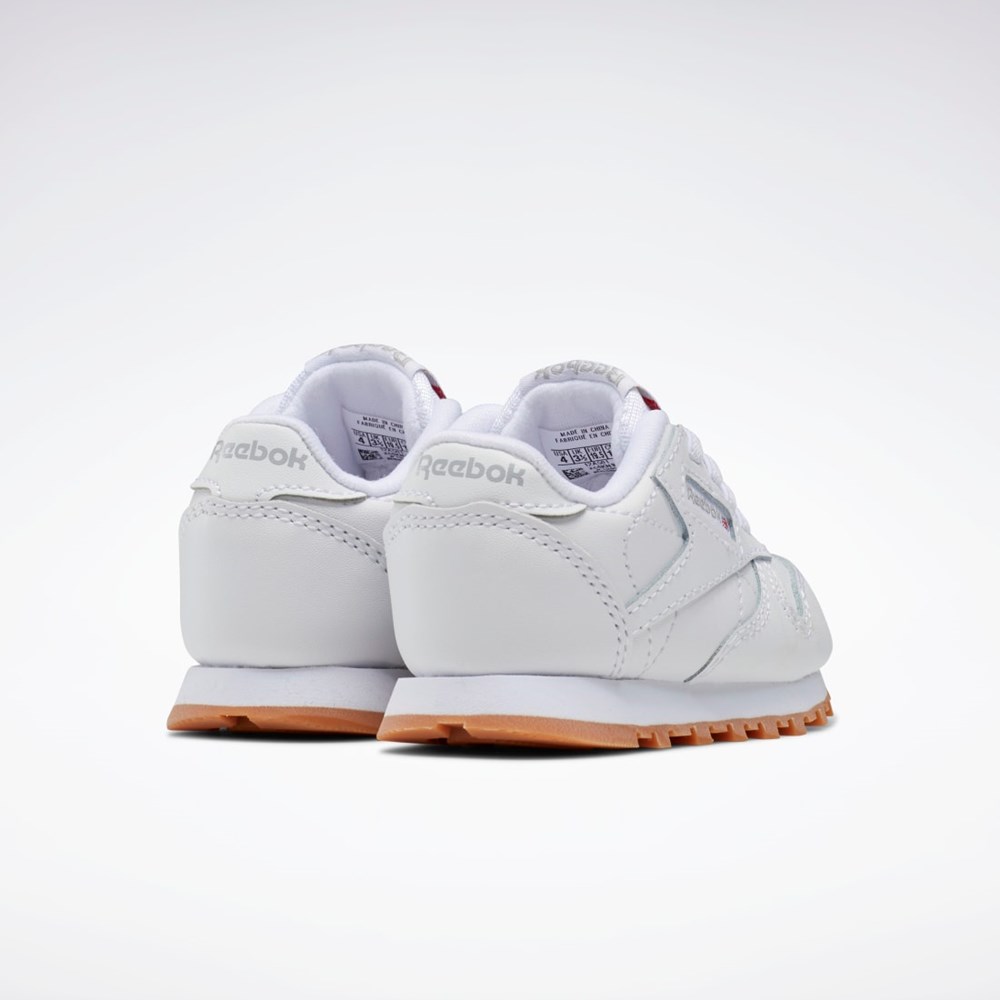 Reebok Classic Leather Shoes - Toddler Biele Biele | NKXVH0357