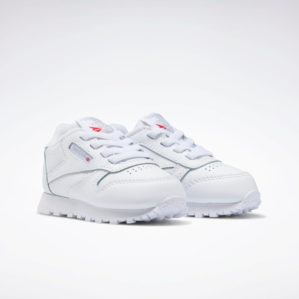 Reebok Classic Leather Shoes - Toddler Biele Biele Biele | OTPQN8572