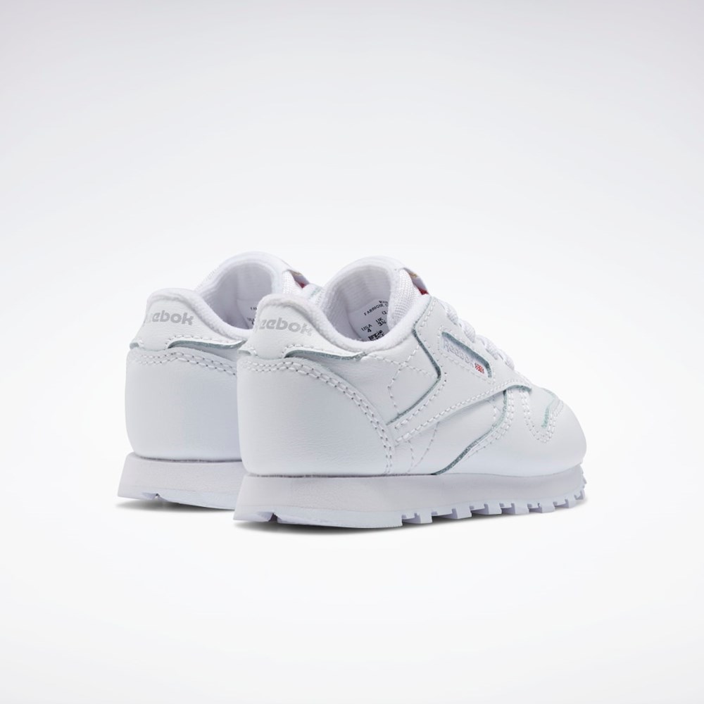 Reebok Classic Leather Shoes - Toddler Biele Biele Biele | OTPQN8572