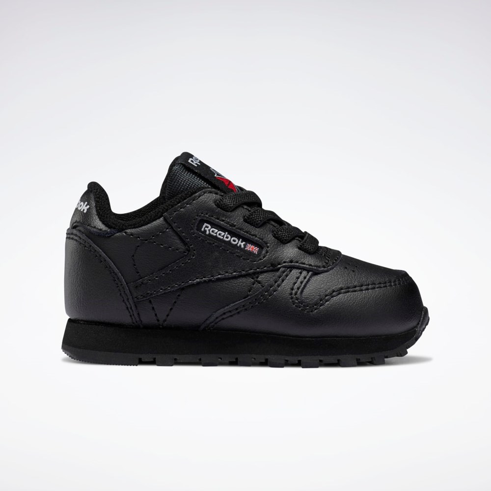 Reebok Classic Leather Shoes - Toddler Čierne Čierne Čierne | MXZIH6805