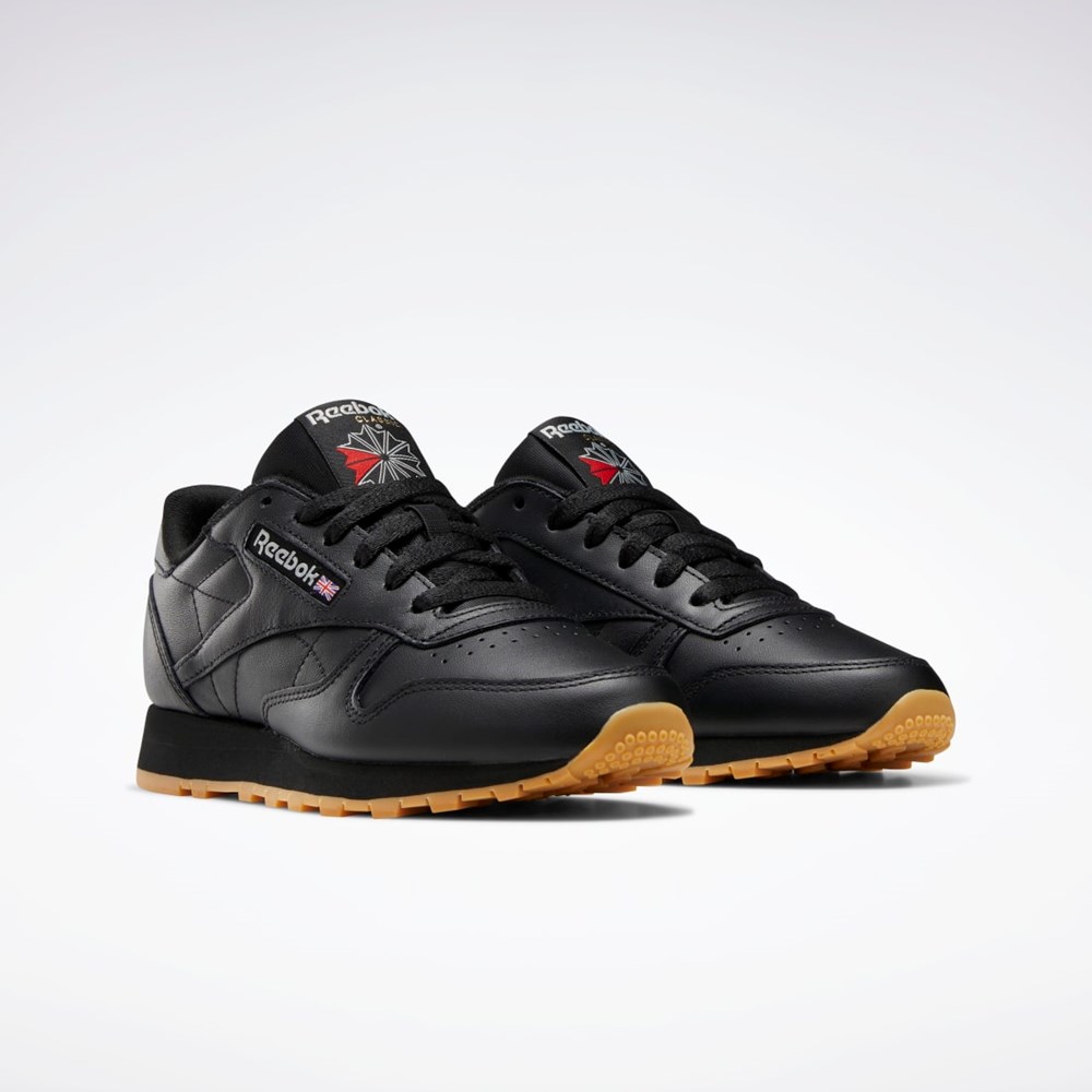 Reebok Classic Leather Shoes Čierne Siva | DEJQC4806