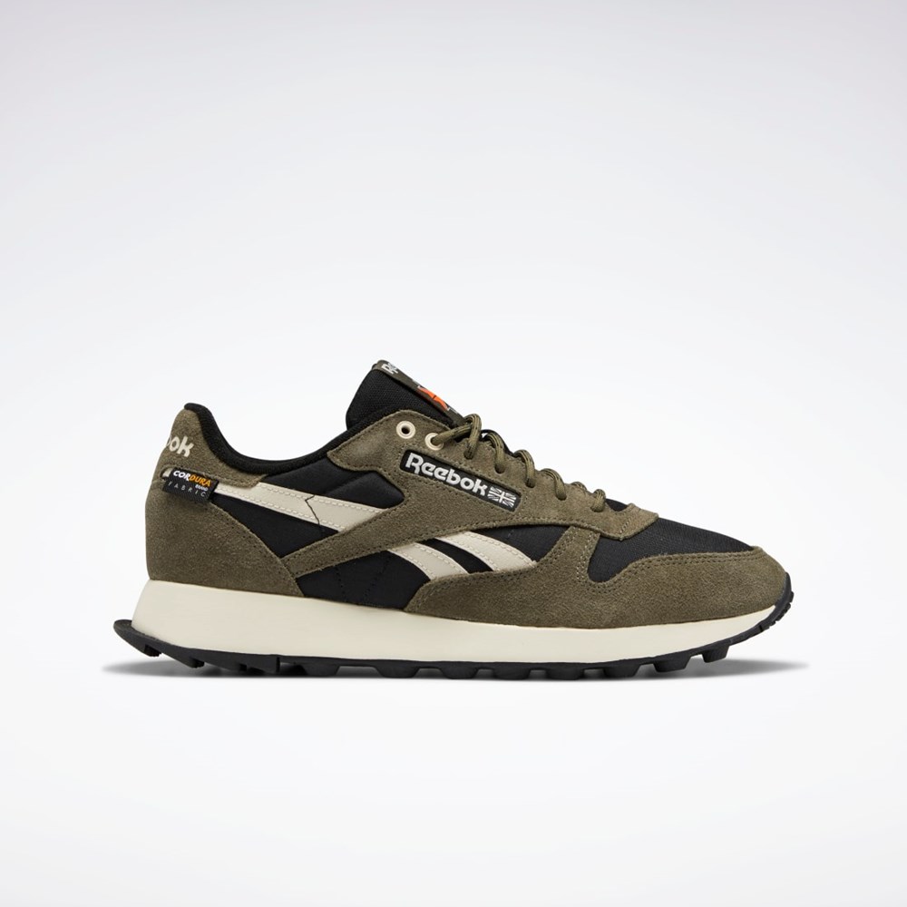 Reebok Classic Leather Shoes Čierne Zelene | BWIXY5748