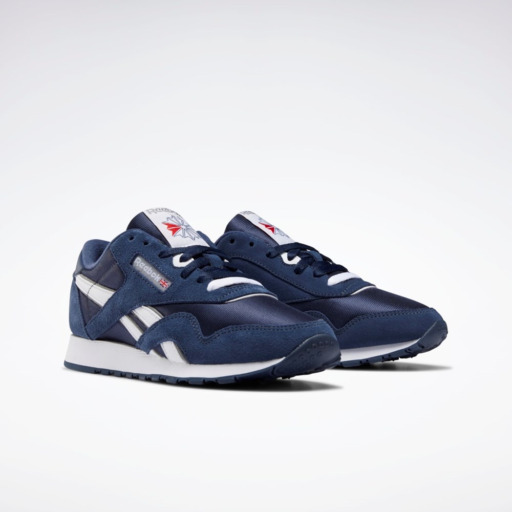 Reebok Classic Nylon Shoes Námornícka Modrá Námornícka Modrá Platina | VJABH1723