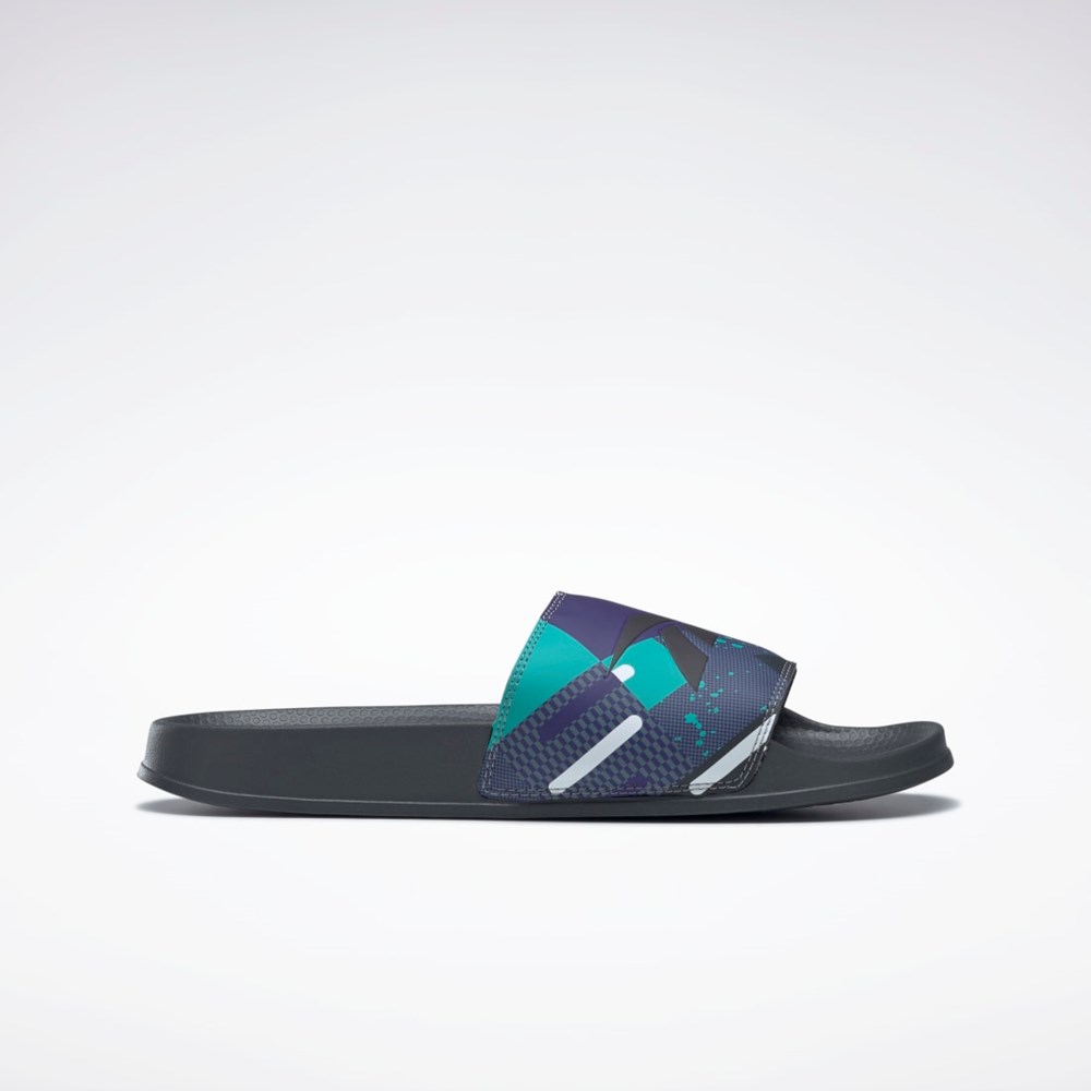 Reebok Classic Slides Čierne Siva Siva | MHBKR8170