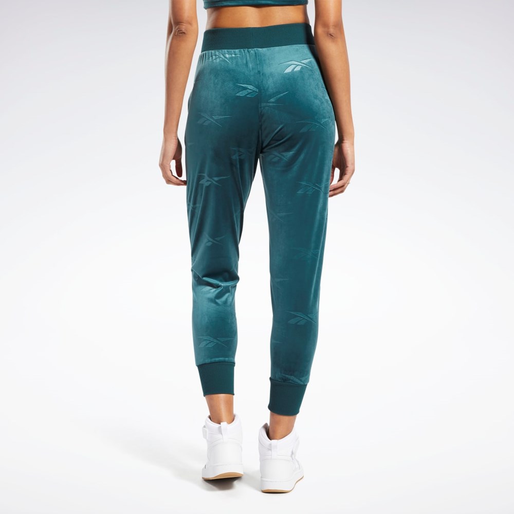 Reebok Classics Energy Q4 Velour Pants Zelene | YACIL1902