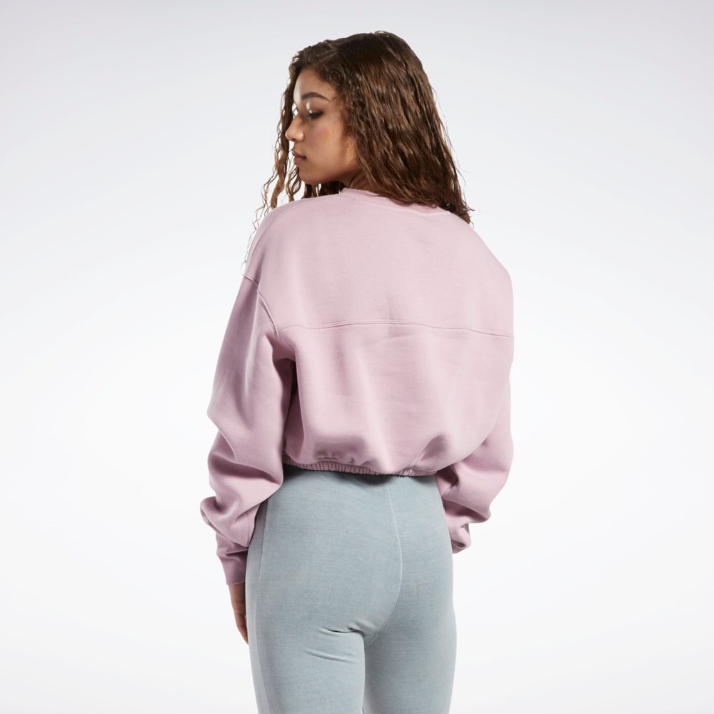 Reebok Classics Fleece Sweatshirt Infused Lilac | GKDSR0941