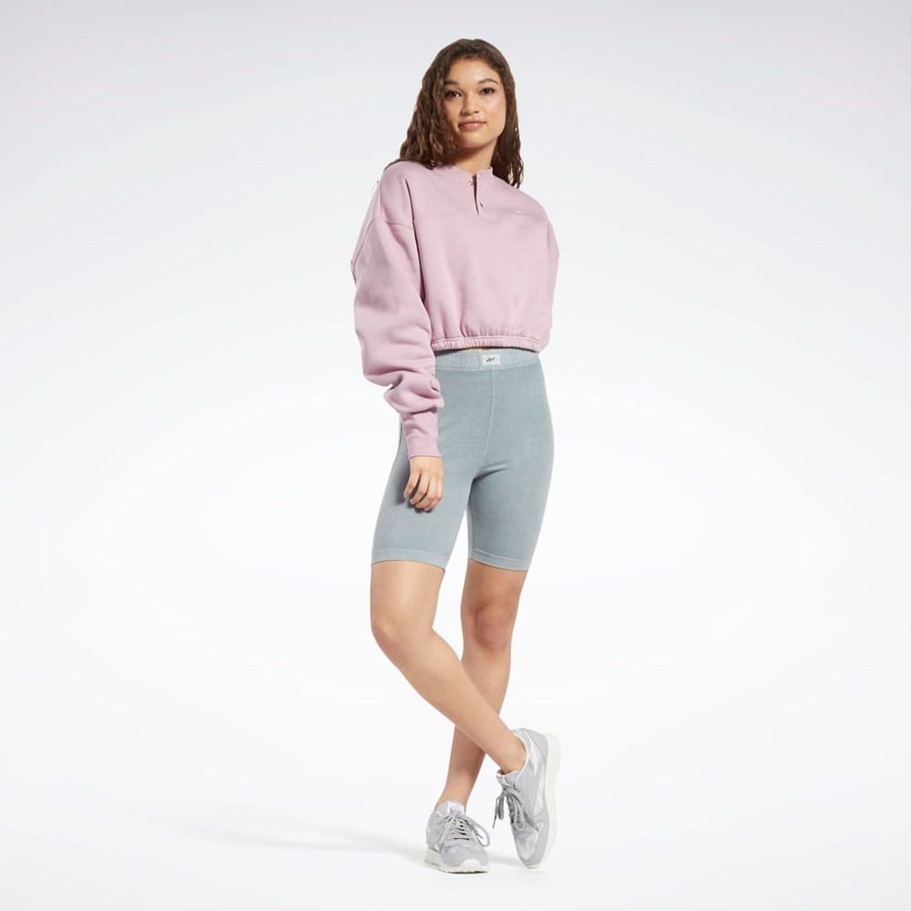 Reebok Classics Fleece Sweatshirt Infused Lilac | GKDSR0941