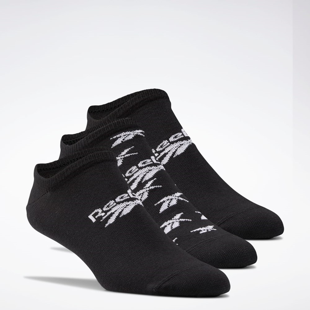 Reebok Classics Invisible Socks 3 Pairs Čierne | FGTYO0214