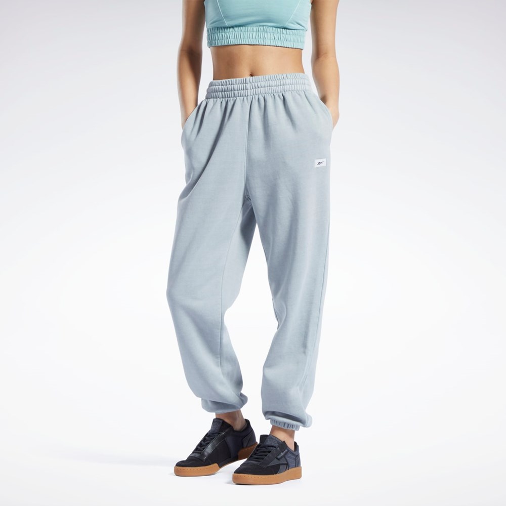 Reebok Classics Natural Dye Fleece Pants Siva | JBWSX5937