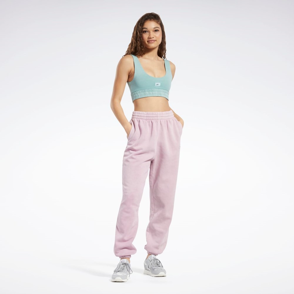 Reebok Classics Natural Dye Fleece Pants Infused Lilac | VZWOC5716