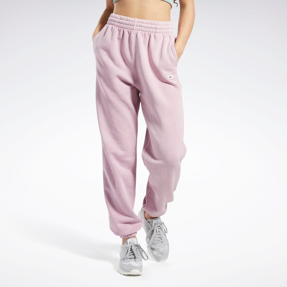 Reebok Classics Natural Dye Fleece Pants Infused Lilac | VZWOC5716