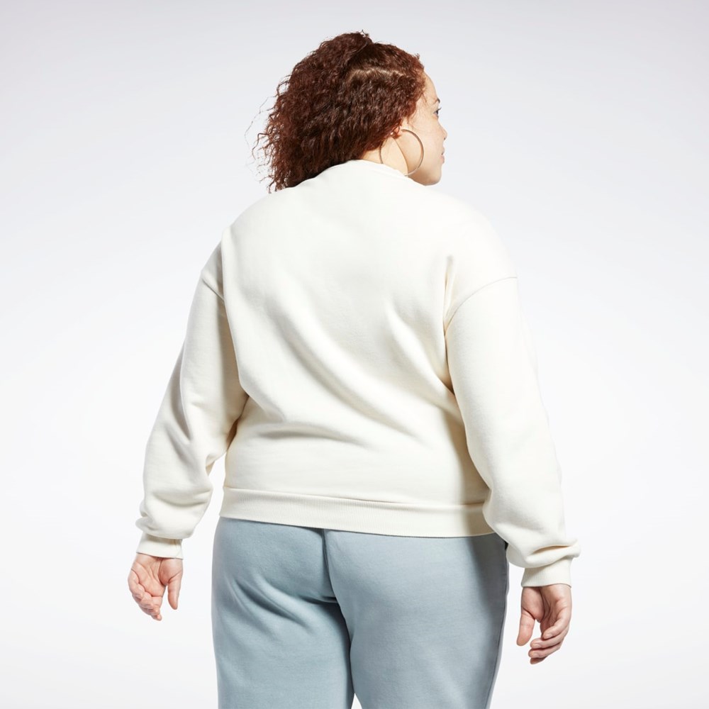 Reebok Classics Natural Dye Sweatshirt (Plus Size) Non-Dyed | ZWXYV7354