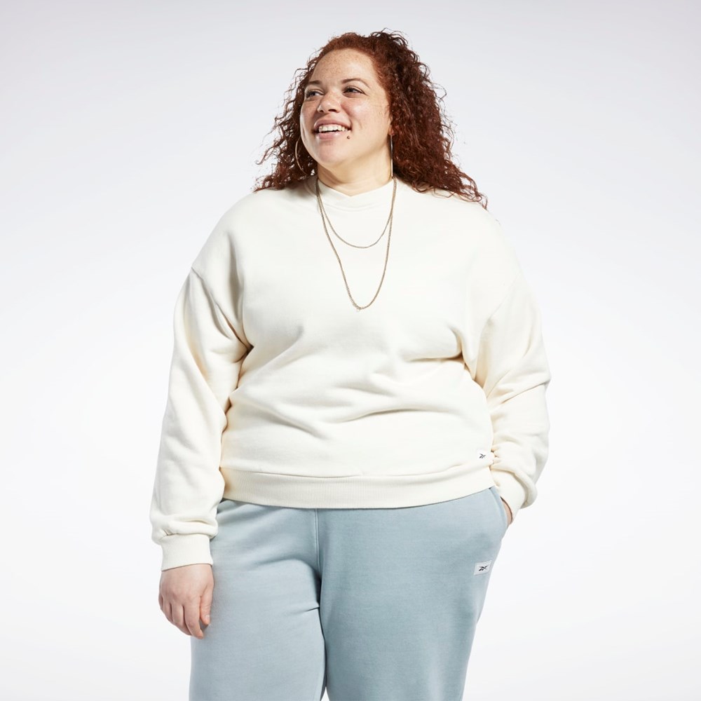 Reebok Classics Natural Dye Sweatshirt (Plus Size) Non-Dyed | ZWXYV7354