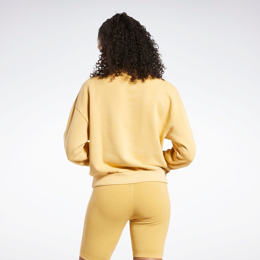 Reebok Classics Natural Dye Sweatshirt Bright Ochre | IWBRO8621