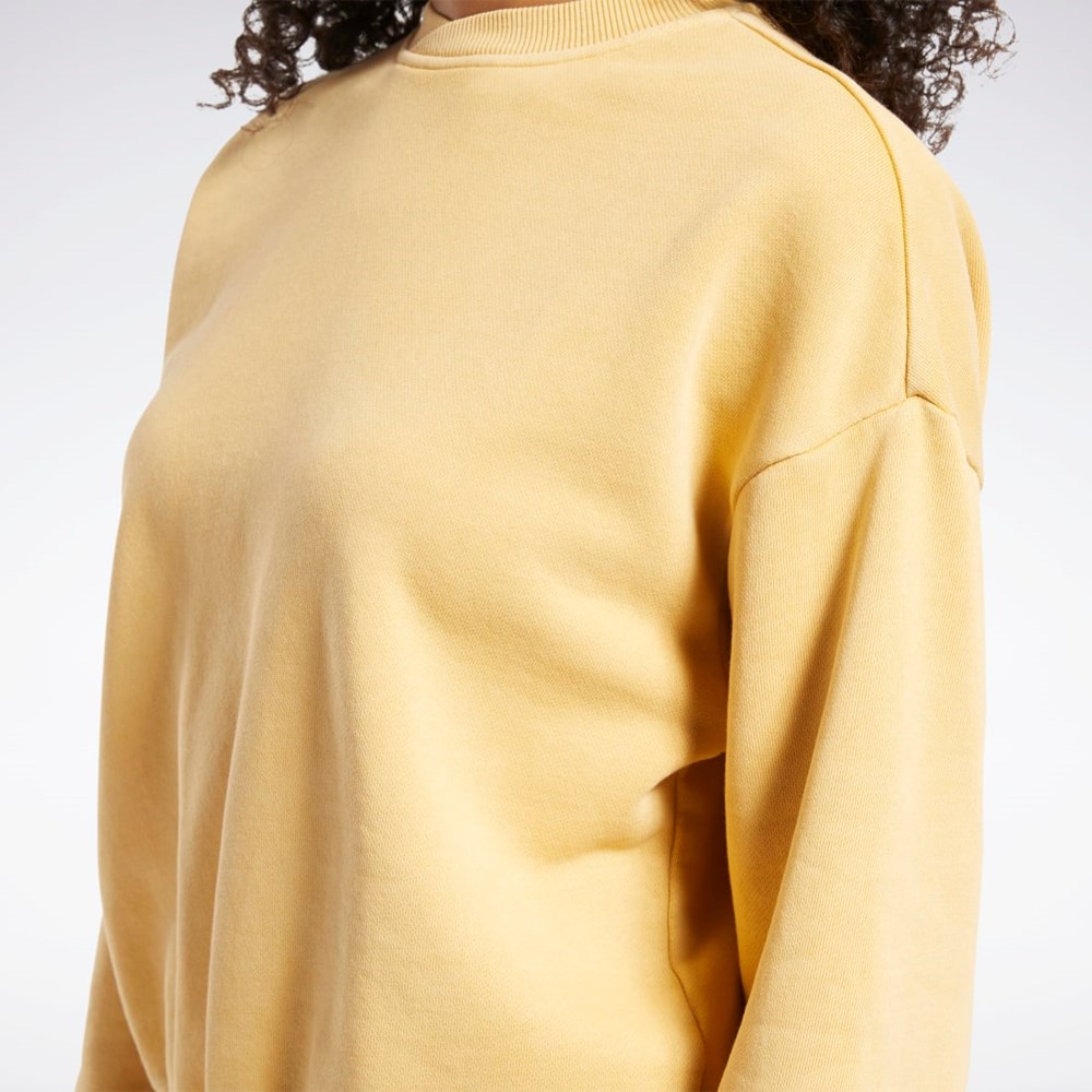 Reebok Classics Natural Dye Sweatshirt Bright Ochre | IWBRO8621