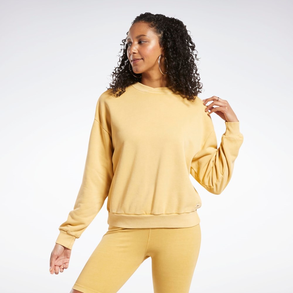 Reebok Classics Natural Dye Sweatshirt Bright Ochre | IWBRO8621