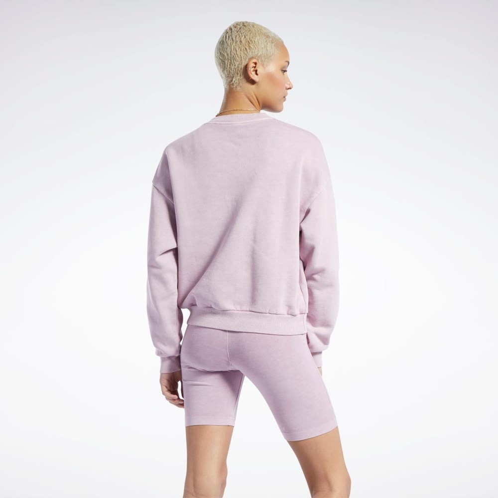 Reebok Classics Natural Dye Sweatshirt Infused Lilac | FHGIK1286