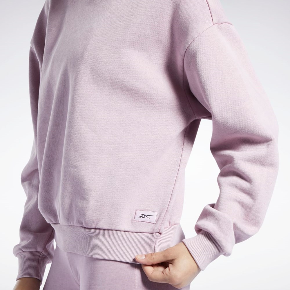 Reebok Classics Natural Dye Sweatshirt Infused Lilac | FHGIK1286