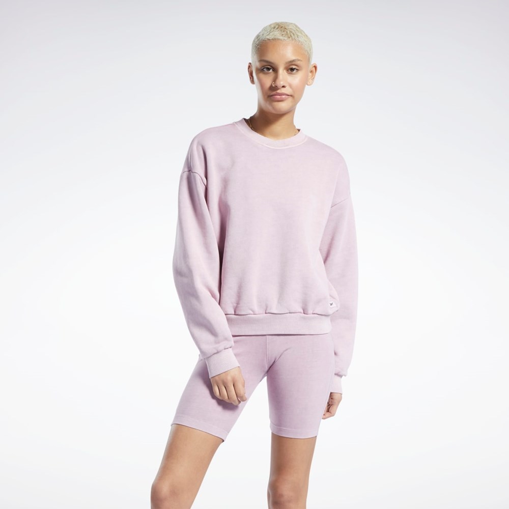 Reebok Classics Natural Dye Sweatshirt Infused Lilac | FHGIK1286