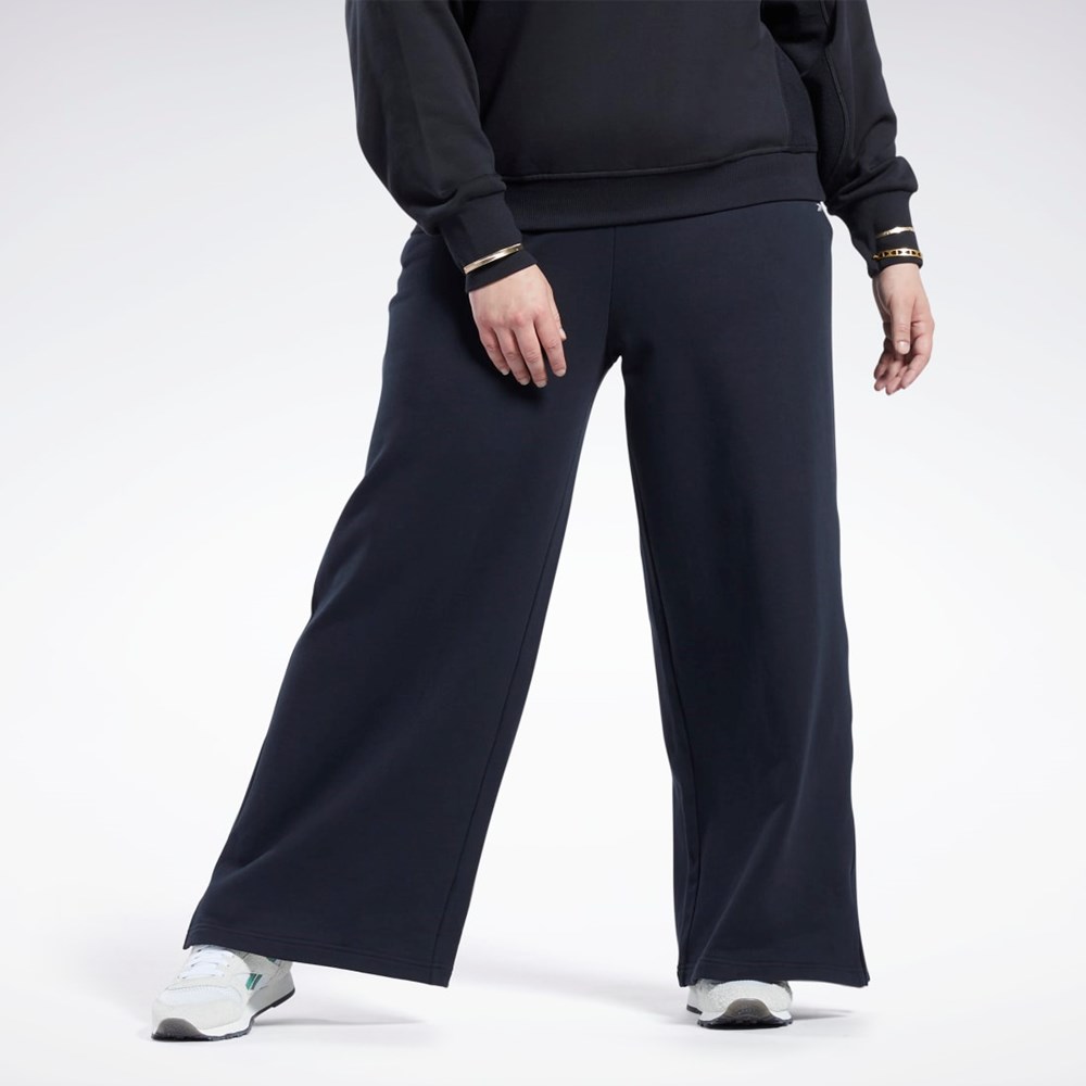 Reebok Classics Siroke Topanky-Leg Pants (Plus Size) Čierne | SRXWD0849