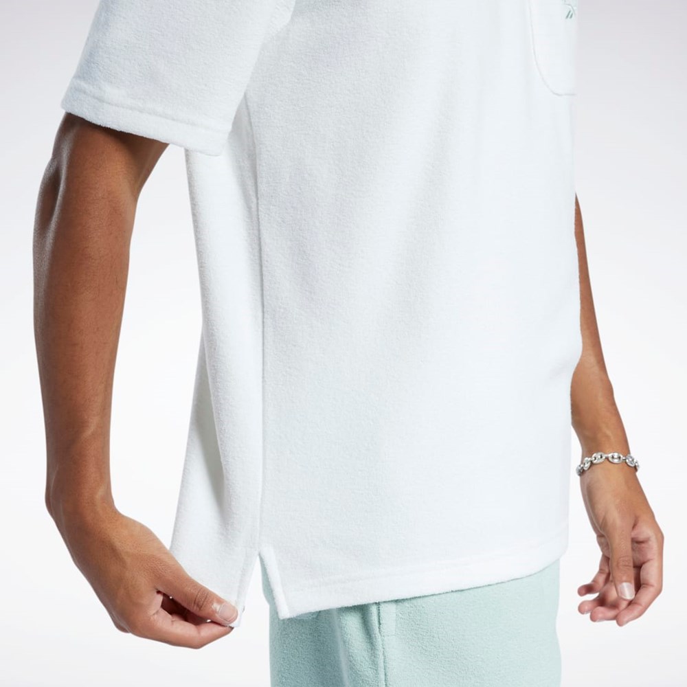 Reebok Classics Terry T-Shirt Chalk | ZRYDL6512