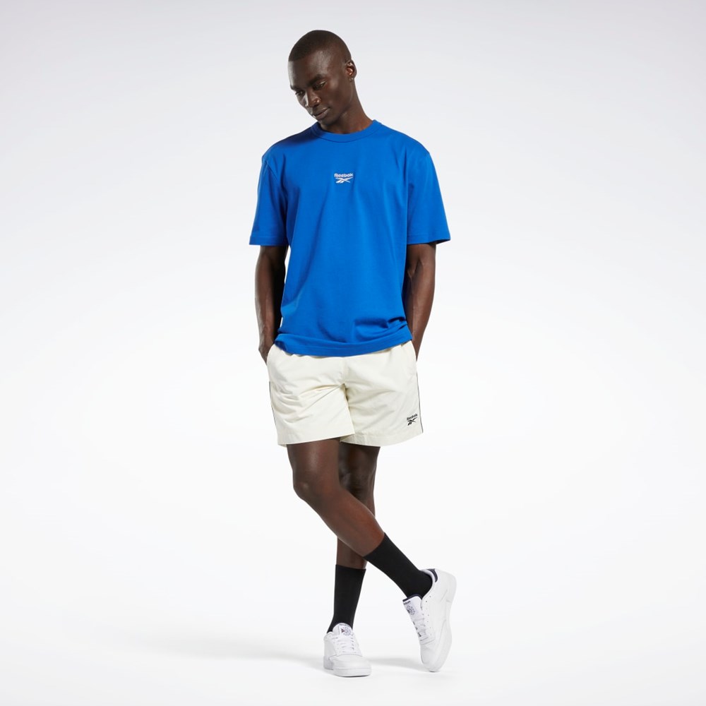 Reebok Classics Vector Shorts Biele | TRWIH7625