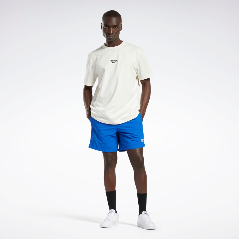 Reebok Classics Vector Shorts Modre | FPRBA1548