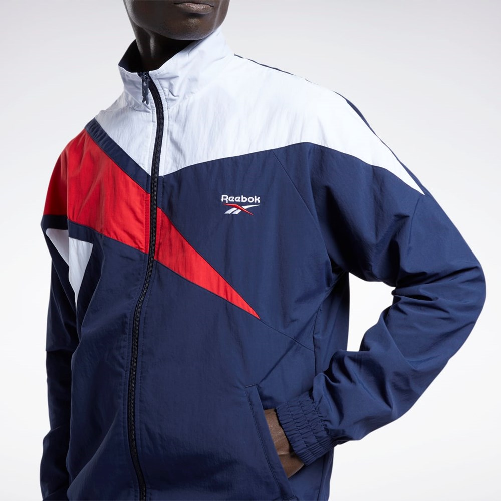 Reebok Classics Vector Tracking Jacket Námornícka Modrá | APTXN1493