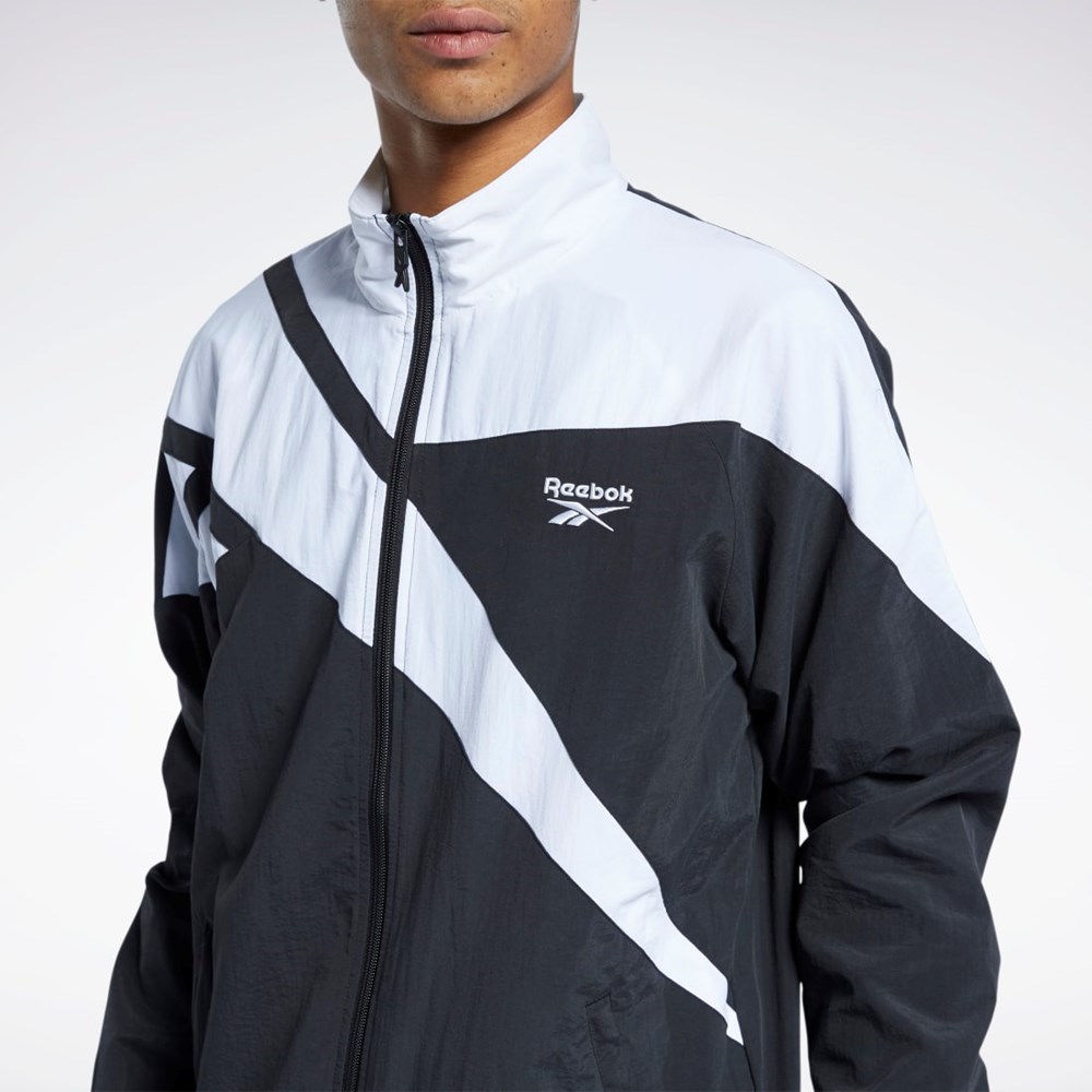 Reebok Classics Vector Tracking Jacket Čierne | ANBDW1876