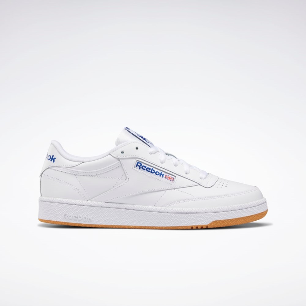 Reebok Club C 85 Shoes Biele Kráľovská Modrá | QUCOP6032