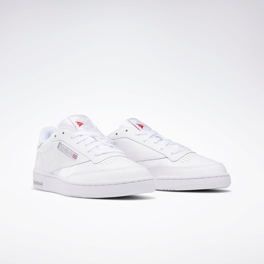 Reebok Club C 85 Shoes Biele Siva | DTALR8425