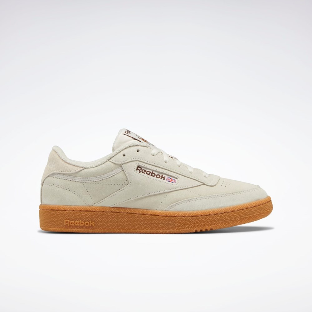 Reebok Club C 85 Shoes Hnede | QNUIB1380