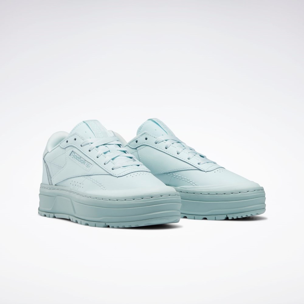 Reebok Club C Double GEO Shoes Modre Modre Siva | ZUEAP1407