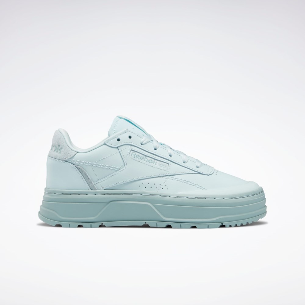 Reebok Club C Double GEO Shoes Modre Modre Siva | ZUEAP1407