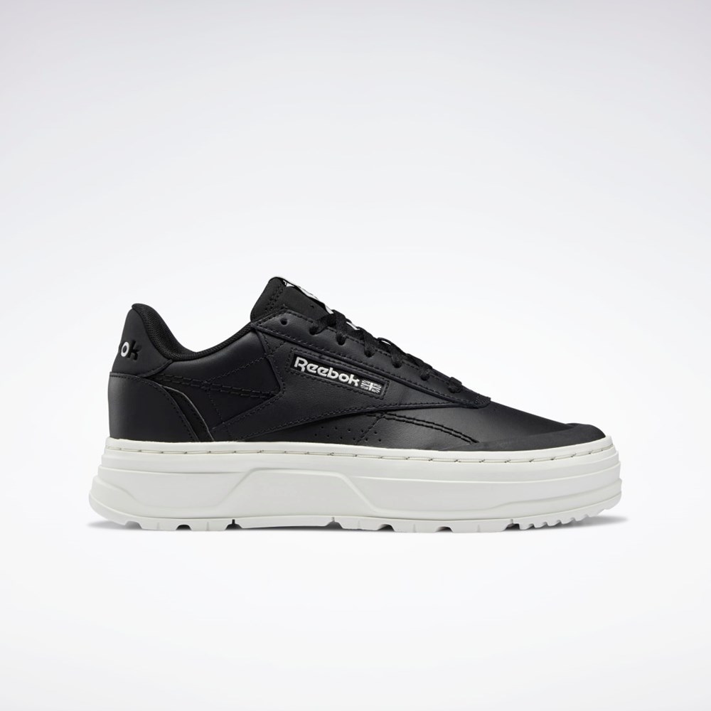 Reebok Club C Double GEO Shoes Čierne Čierne | WLCQO7469