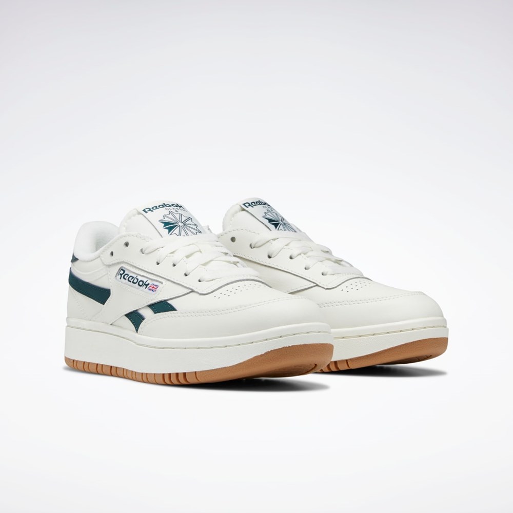 Reebok Club C Double Revenge Shoes Zelene | YVQXG1486