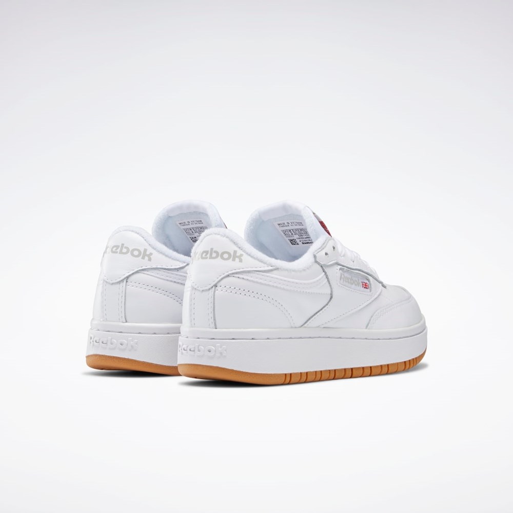 Reebok Club C Double Shoes Biele Biele | DKOQM4625