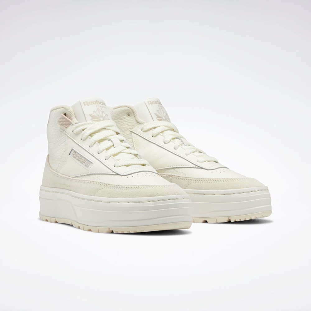 Reebok Club C Geo Stredne Shoes Béžové | CPQNZ0729