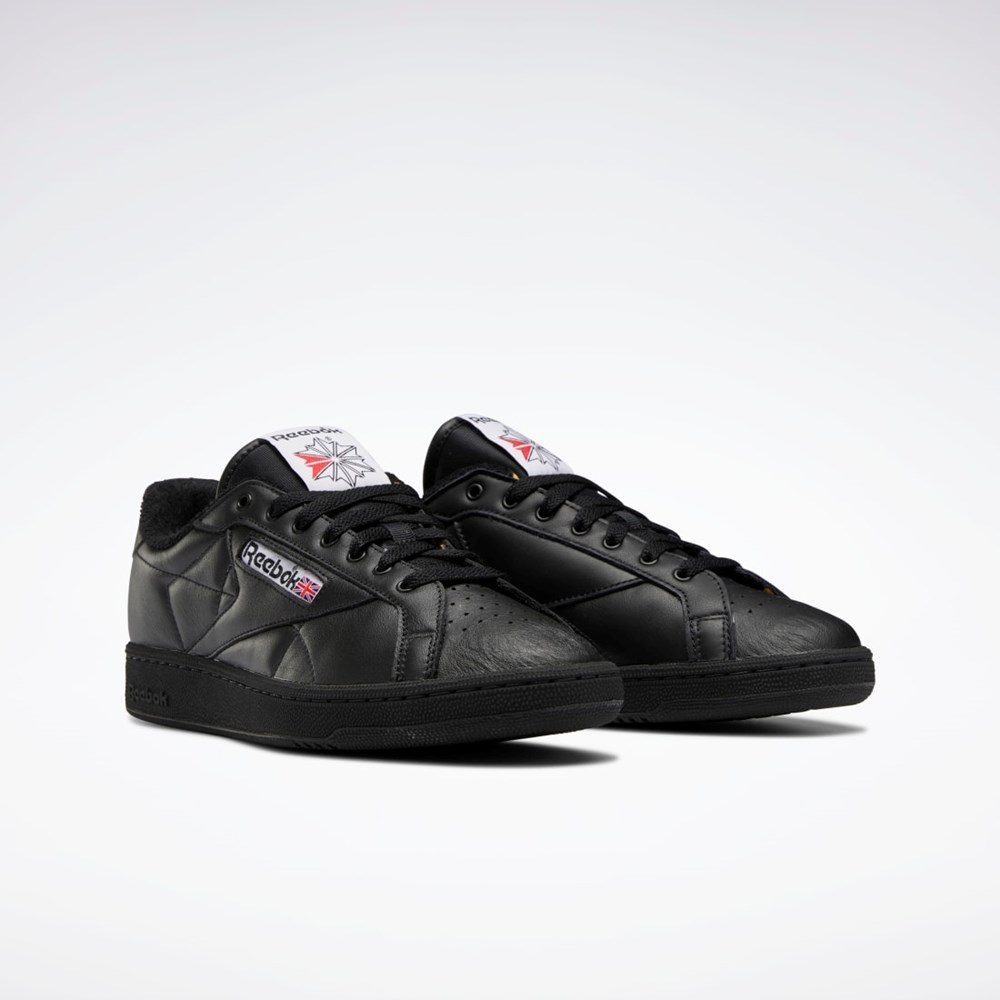 Reebok Club C Grounds Shoes Čierne Červené Čierne | FIQPG8304