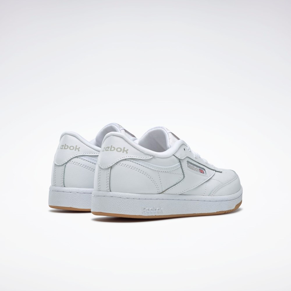 Reebok Club C Shoes - Grade School Biele | ALCNI0932