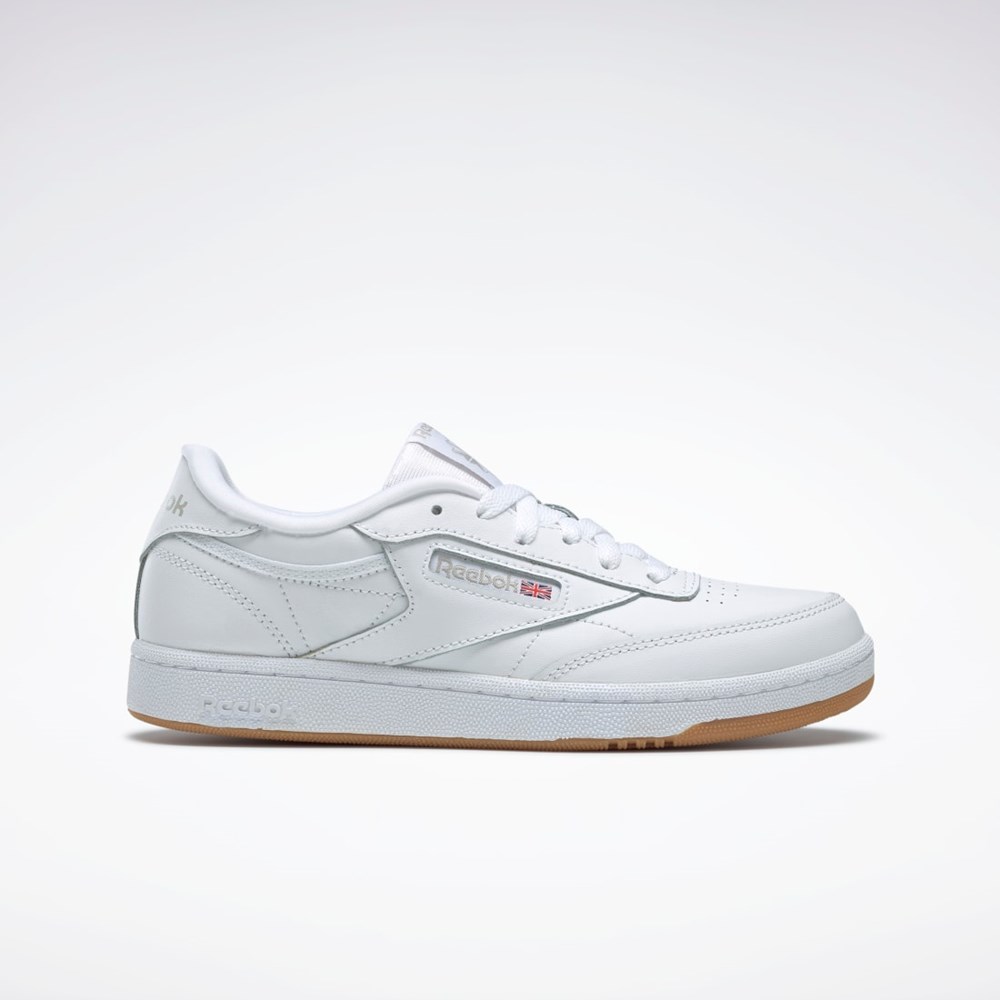 Reebok Club C Shoes - Grade School Biele | ALCNI0932