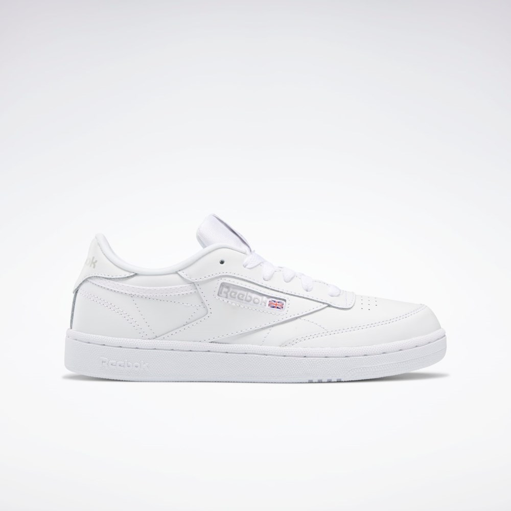 Reebok Club C Shoes - Grade School Biele Siva | CMBQV6283