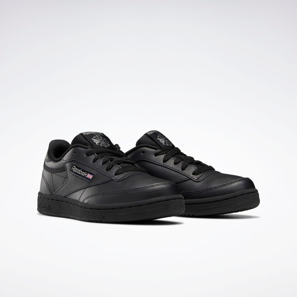 Reebok Club C Shoes - Grade School Čierne | WFLRY9527