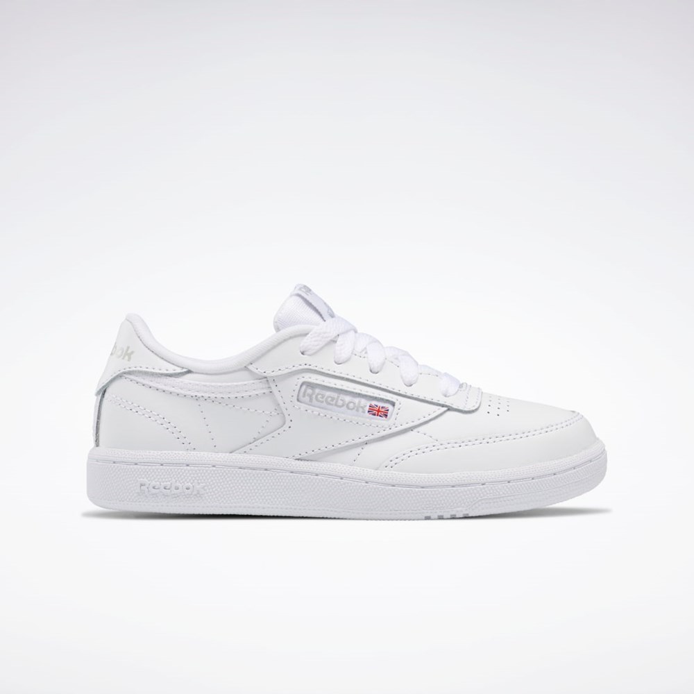 Reebok Club C Shoes - Preschool Biele Siva | ZLDAQ2317