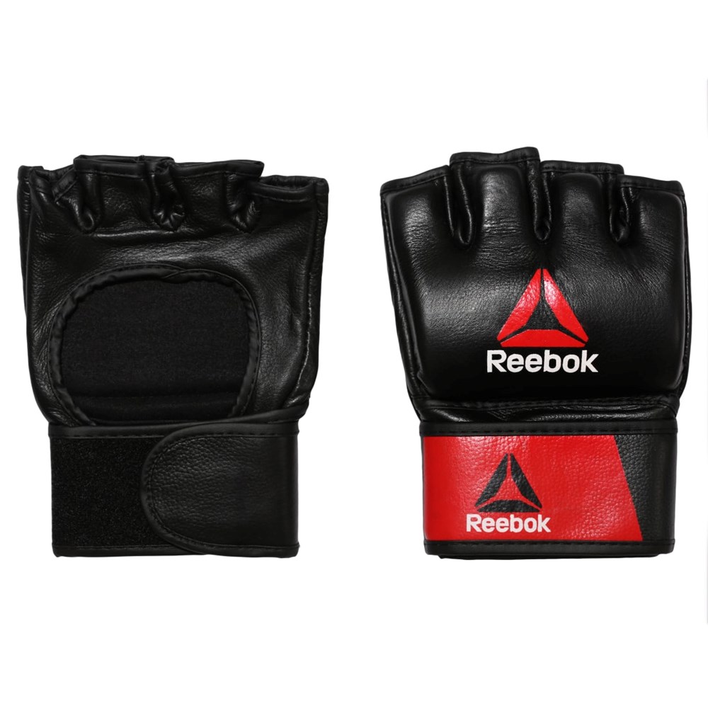 Reebok Combat Leather MMA Glove - XL Červené Čierne | EFUZJ1968