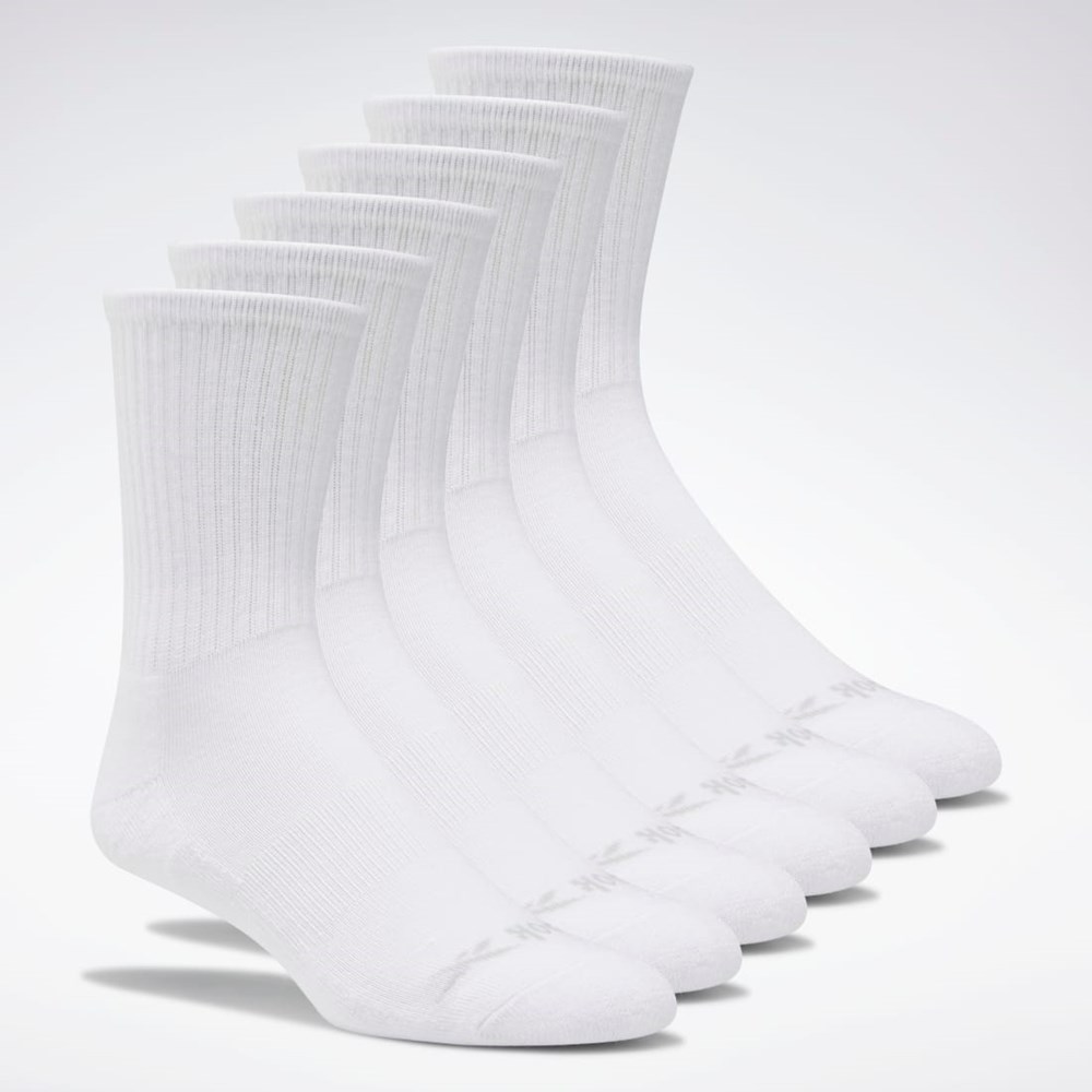 Reebok Crew Basic Delta Socks Six Pack Multi | CPRZW6347