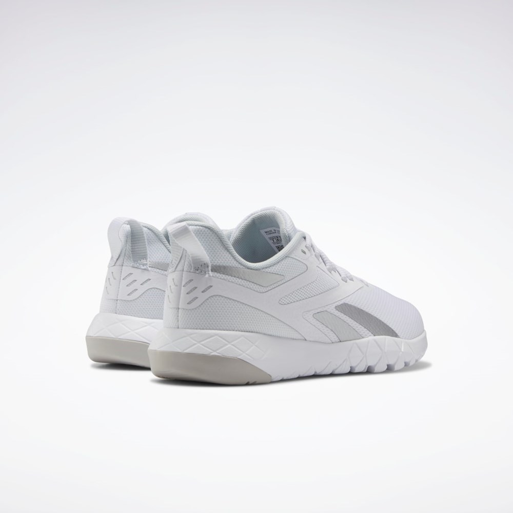 Reebok Flexagon Force 4 Tréningová Shoes Biele Siva Strieborne | FTKQL1705