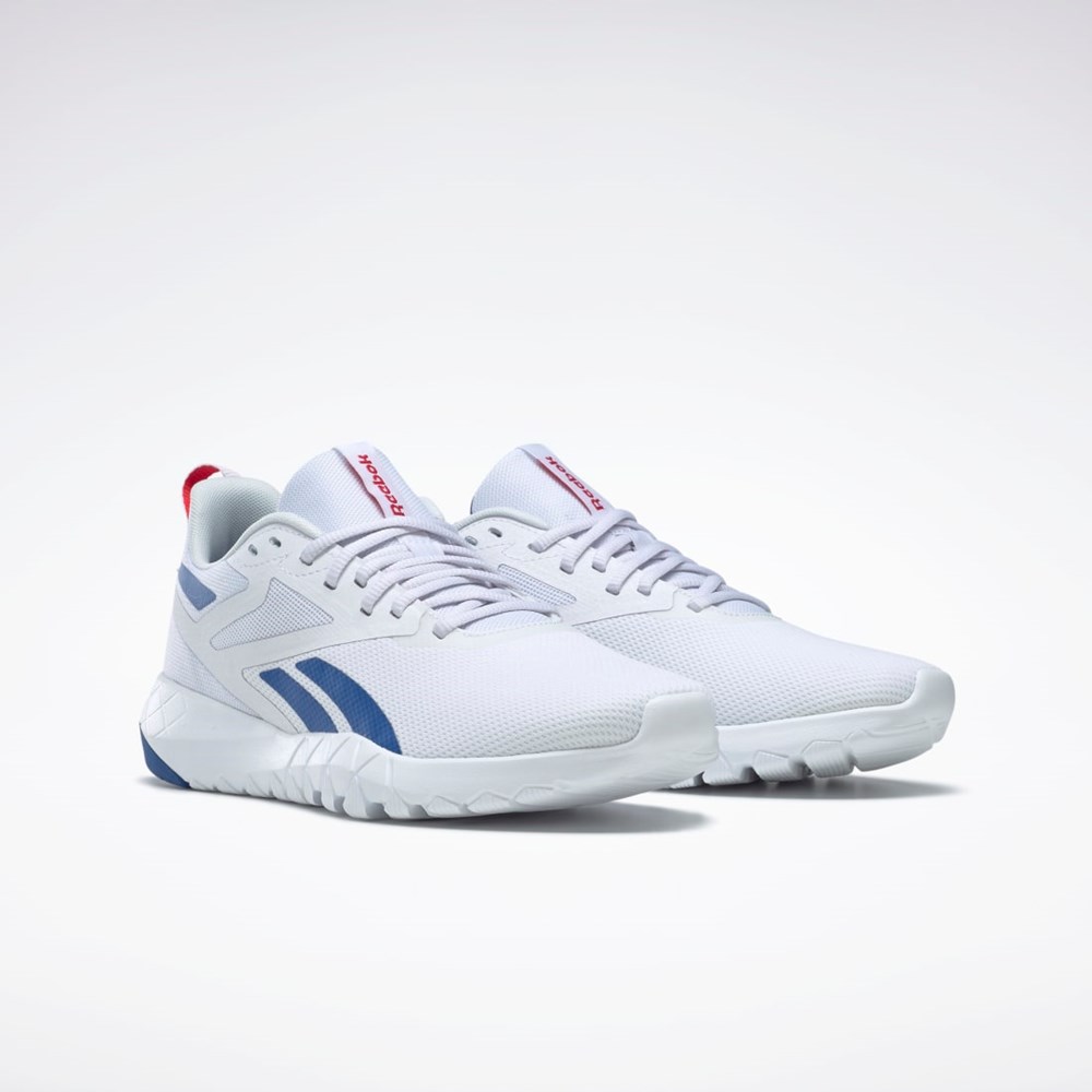 Reebok Flexagon Force 4 Tréningová Shoes Biele Modre Červené | RKQAX9108