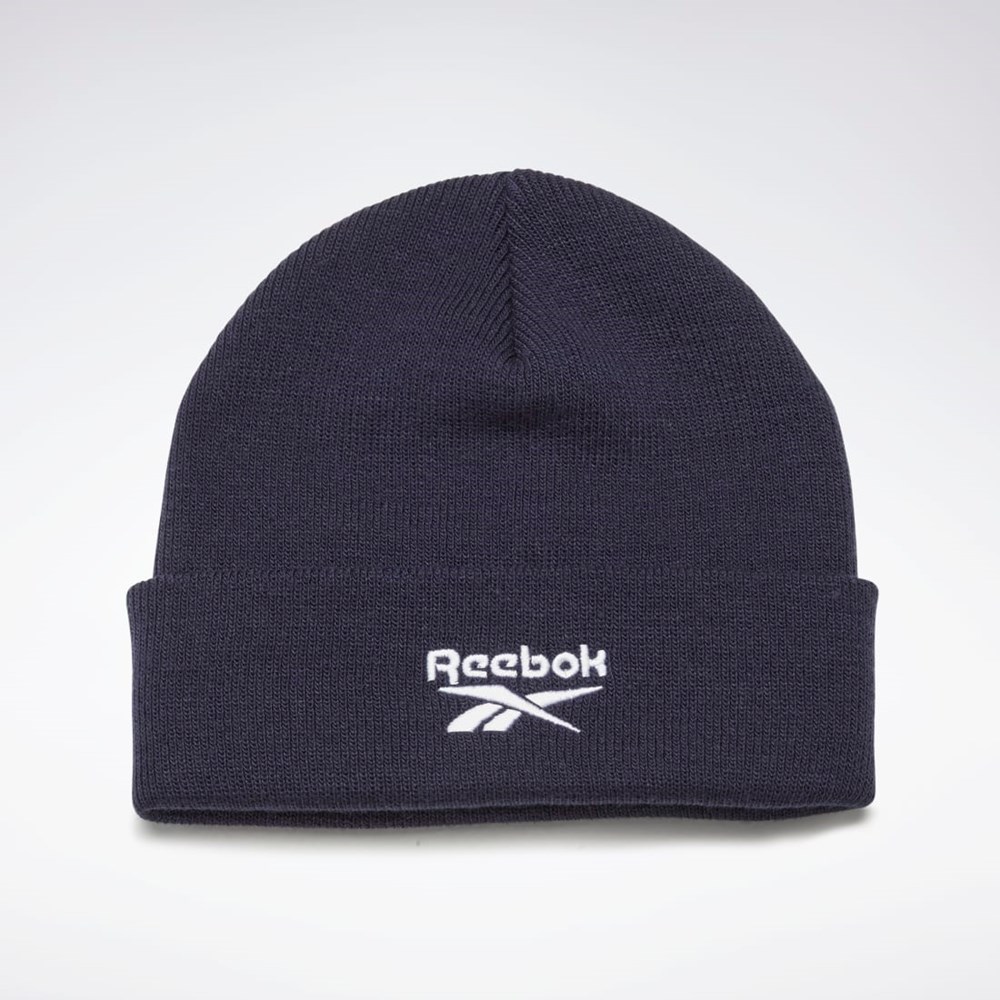 Reebok Foundation Logo Beanie Námornícka Modrá | CEYBG0836